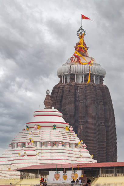 Grand Jagannath Temple with towering spire